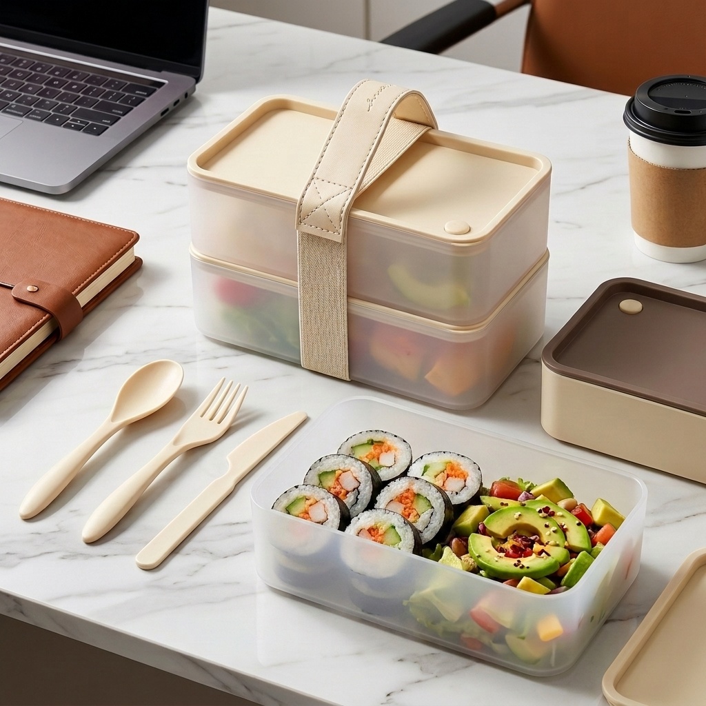 Food Xxl - Portable Plastic Food Container Reusable Square