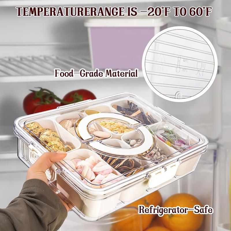 Food Snacks In Japan - 8 Grids Divided Serving Tray Storage