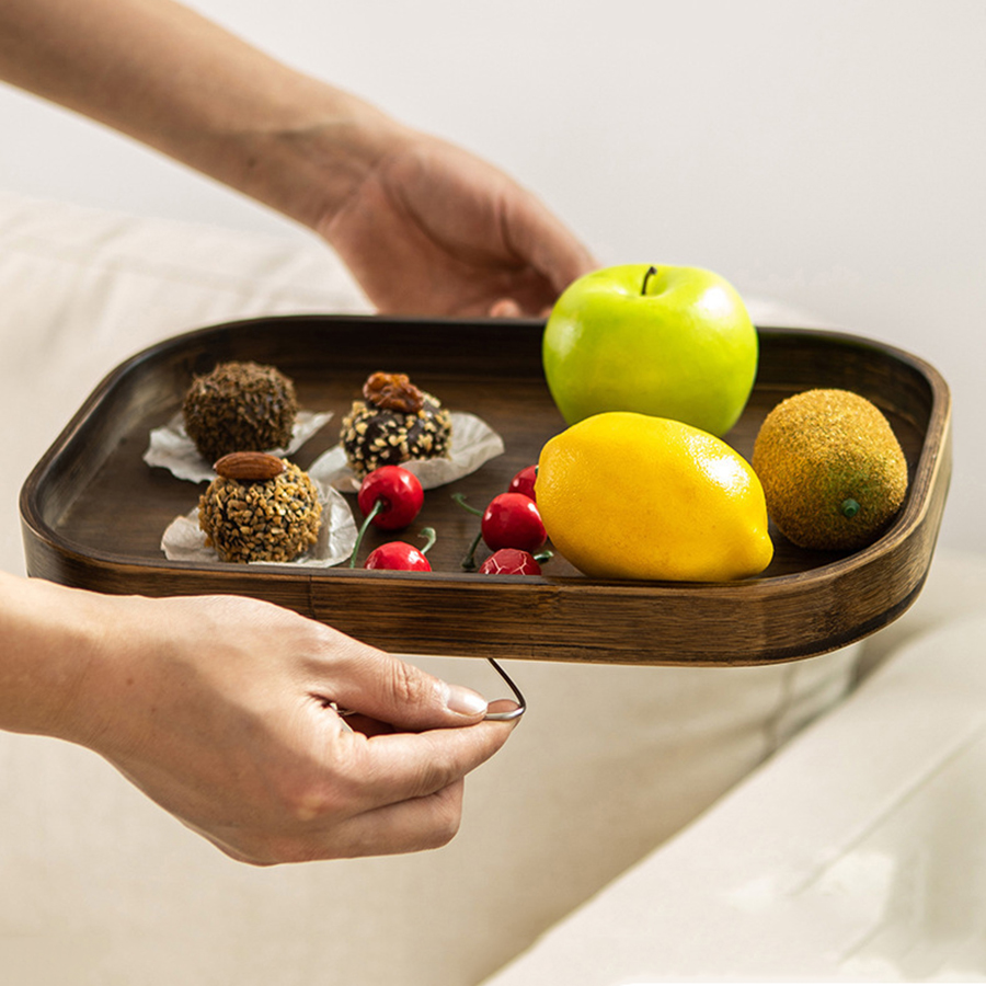 Multi-purpose Bamboo Tray Stor - Food Snacks In Japan review and price