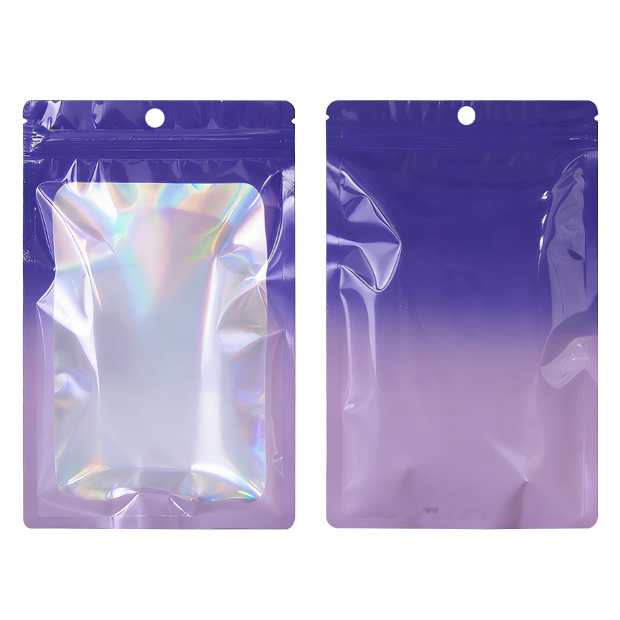 Holographic Color Square Zippe - Food And Snacks review and price