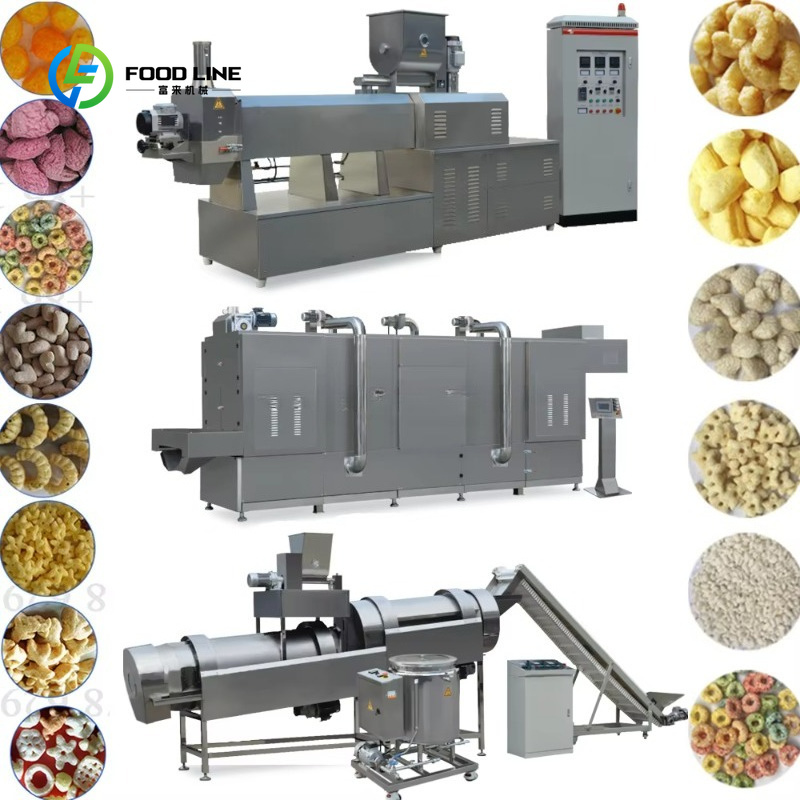 Customized Double Screw Extrud - Food Snacks Making Machine review and price