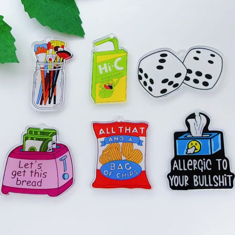 10 pieces of acrylic cartoon c - Food Snacks To Make review and price