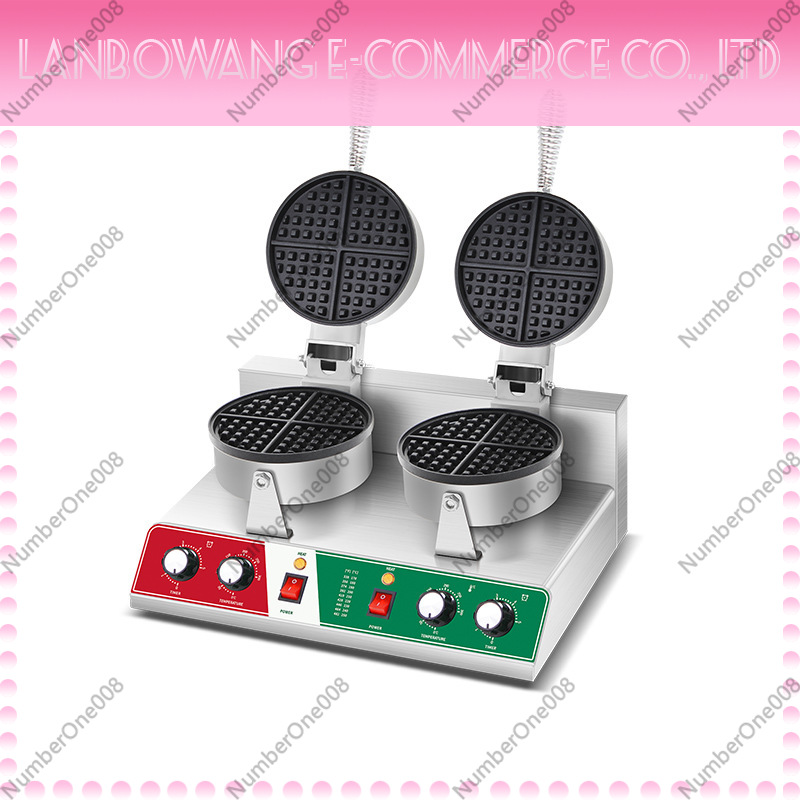Rotating Waffle Maker Griddle  - Snacks Food Stall review and price