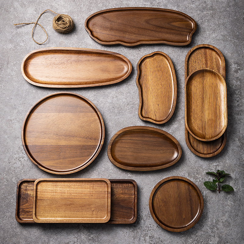 Tableware Solid Wood Food Tray - Food Snacks In Japan review and price