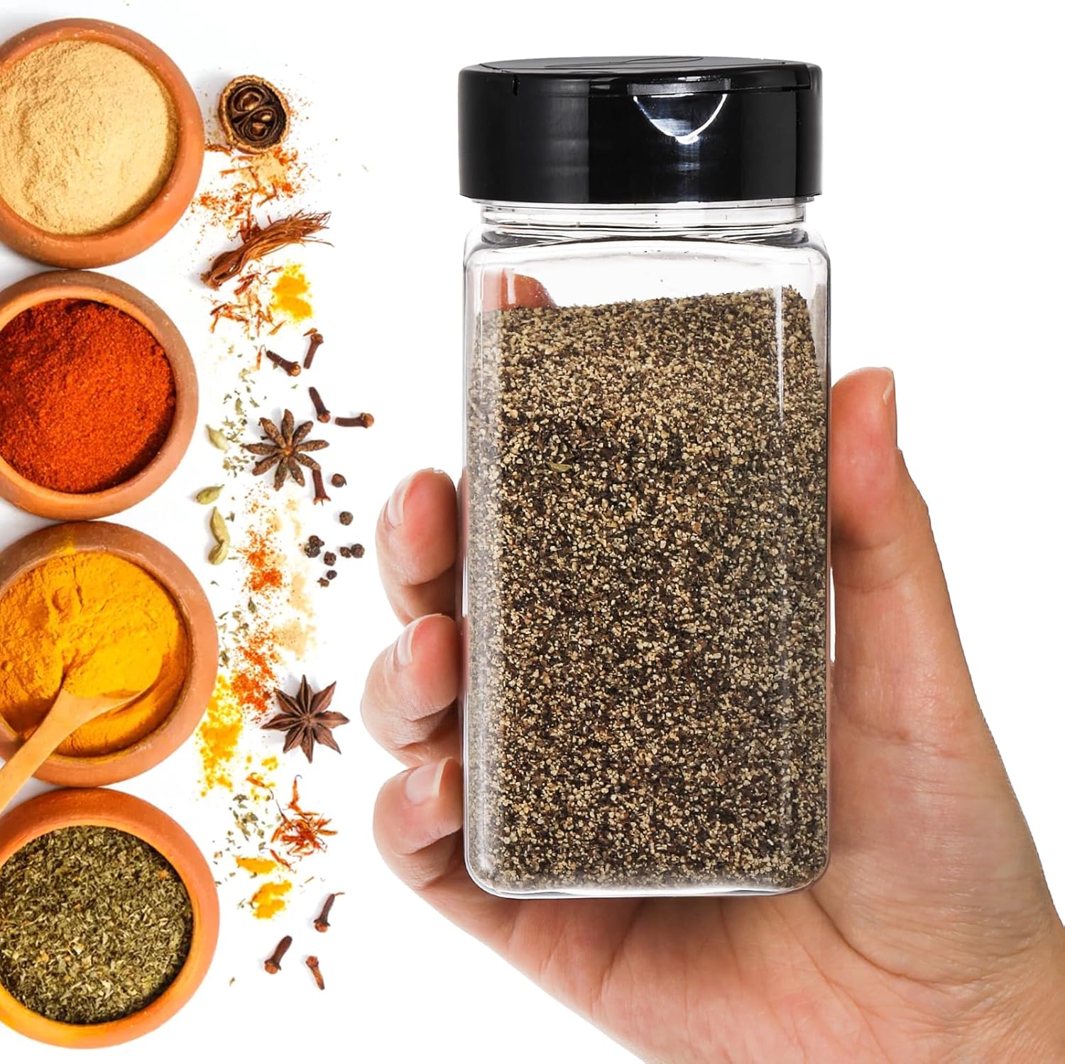 Square Large Plastic Spice Jar - Food Xxl review and price