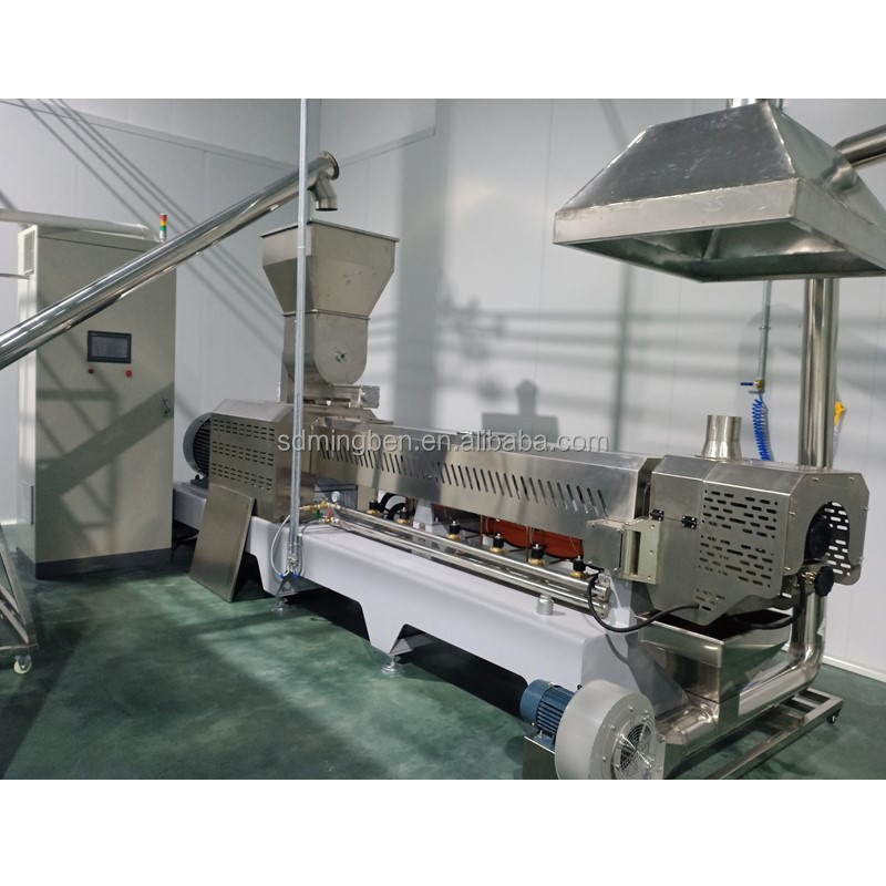Automatic Twin Screw Extruder  - Food Snacks Making Machine review and price