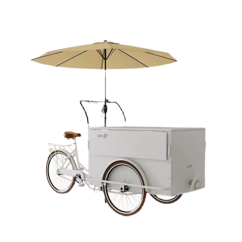 Human three-wheeled stall car  - Snacks Food Stall review and price