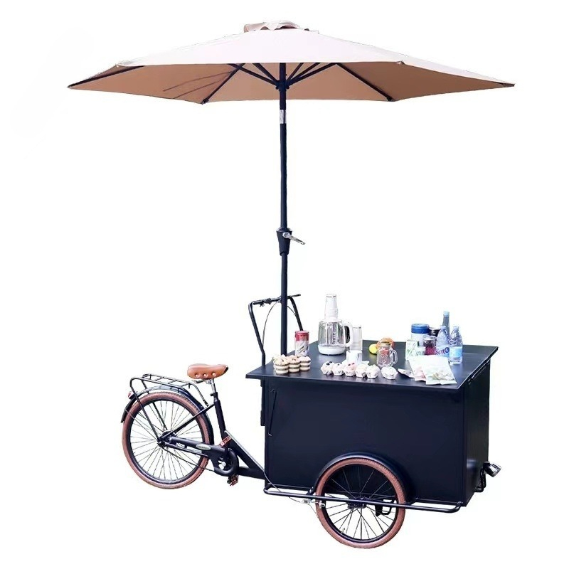 Human three-wheeled stall car  - Snacks Food Stall review and price